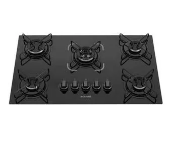 FOGÃO COOKTOP 5 BOCAS TRIPLA CHAMA